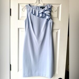 Ralph Lauren One Shoulder Light Blue Dress